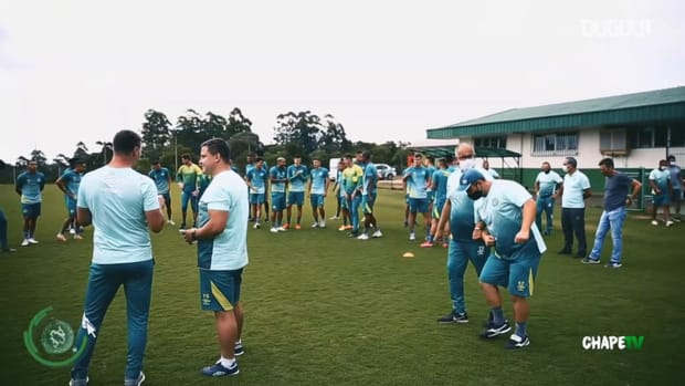Chapecoense complete the first training session of the week